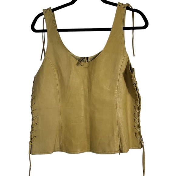 Harley Davidson Leather Women's Corset Style Top Size Large - Picture 3 of 10